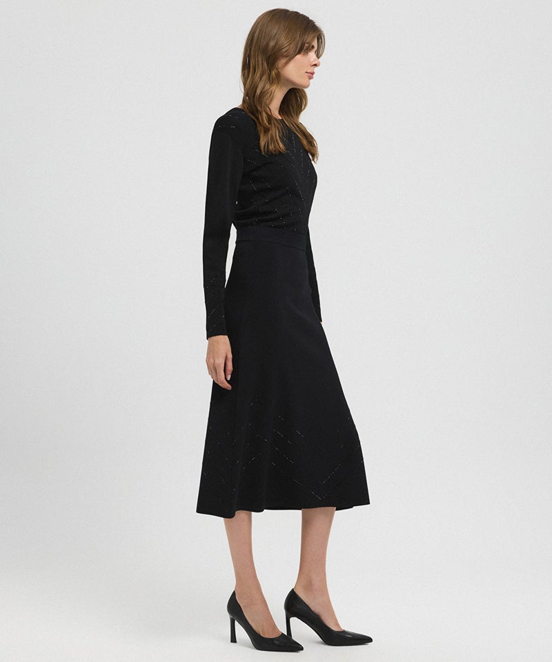 Ipekyol Rhinestone Knit Skirt - Image 2
